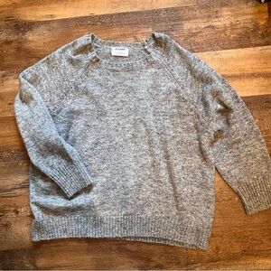 Old Navy Heather Gray Crew Neck Sweater